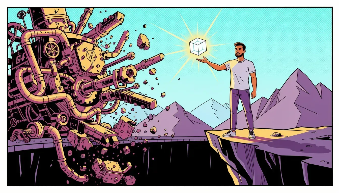 Иллюстрация концепции MVP - минимально жизнеспособного продукта